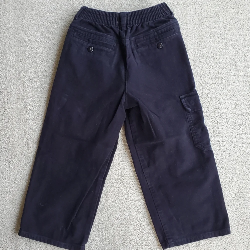 Vintage 90's Gymboree Boys Black Cargo Dress Pants Medium 3 to 4 yrs. 3T 4T Y2K